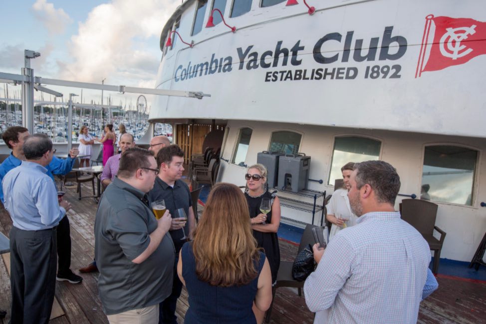 columbia yacht club events